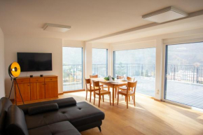 Penthouse Visp - mit großer Dachterrasse und Panoramablick